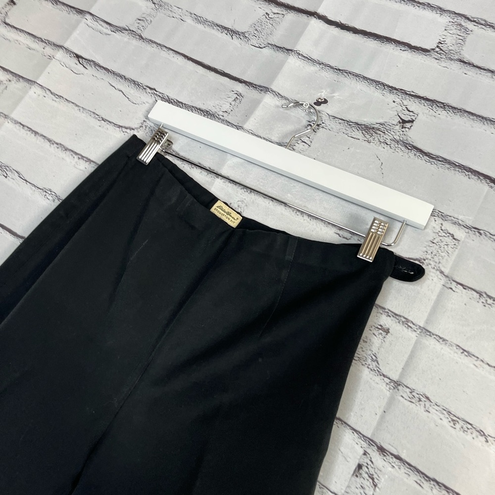 Eddie Bauer Black Bremerton Fit Stretch Pants Women’s 8 Tall Classic Minimalist - Picture 7 of 15